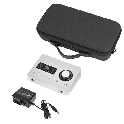 GEEKRIA Hard Shell Travel Case Compatible with Universal Audio Apollo Solo/USB, Audio Mixer Carrying Bag (Dark Gray)