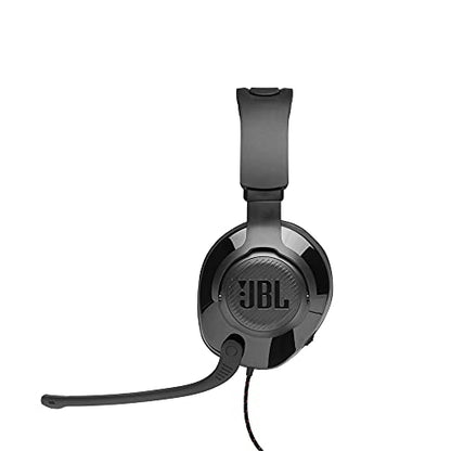 JBL Quantum 200 - Wired Over-Ear Gaming Headset with Voice Focus Directional flip-up mic and Memory Foam Ear Cushions (Black),(Pack of 4) - size: Large (Pack of 4)