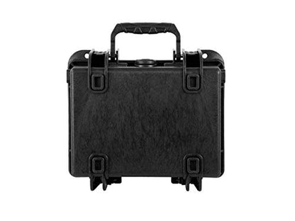 Monoprice Weatherproof/Shockproof Hard Case - IP67, Customizable Foam, 10" x 8" x 4", Black - Pure Outdoor Collection - color: Black, size: 3 Liter, style: Case