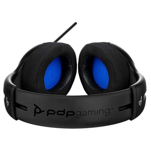 PDP LVL50 Wired Headset with Noise Cancelling Microphone: Black - PS5/PS4