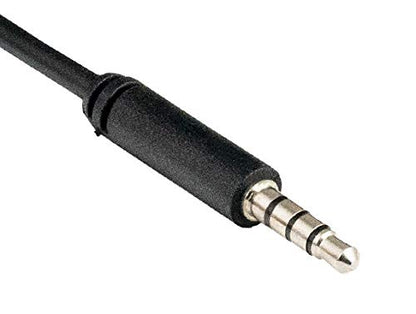 Cable Leader 3.5mm TRRS Male to Male Audio & Microphone Cable (12 Foot (1 Pack)) - size: 12 Foot (1 Pack)