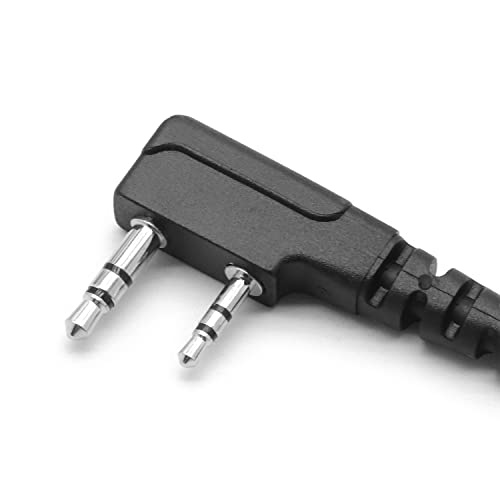 2X Headset Earpiece Mic PTT for Kenwood NX-220 NX-320 Baofeng UV-5R Radio