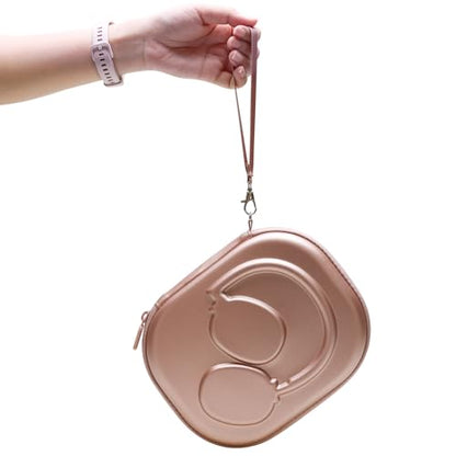 Case for JBL Tune 770NC/510BT/720BT/520BT/670NC/520C Headphones Rose Gold | Hard Carrying Travel Case for JBL Live 770NC/670NC/680NC/780NC Headphones - color: Rose Gold