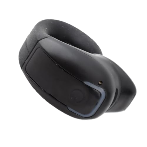 Bluetooth Headphones Clip on Earbuds, Single Clip On Open Ear Headphones, Bluetooth 5.3 Head Set, One Design, for Running Cycling (Black) - color: Black