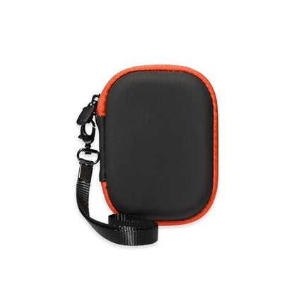 Case for Beats Powerbeats Pro 2 Wireless Bluetooth Earbuds - Noise Cancelling (Black with Orange Zip) - color: Black with Orange zip