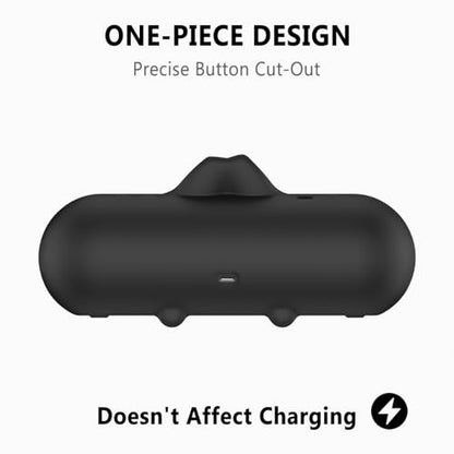 Geiomoo Silicone Case for Beats Pill (2024 Release) Speaker, Protective Portable Scratch Shock Resistant Cover (Black) - color: Black