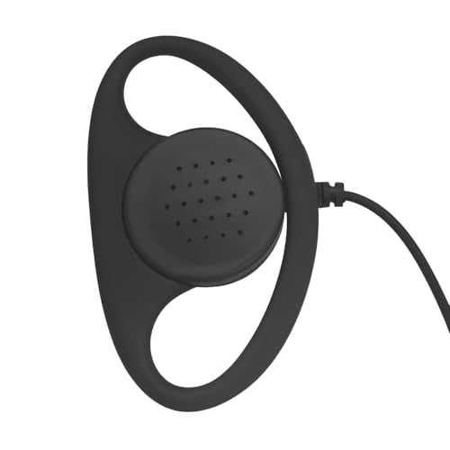 D-Shaped Earpiece with Mic Surveillance Headset Compatible for Motorola Retevis RT29 RT48 RT47 RB23 RB46 RT87 NR30 EX500 GP328Plus Ailunce HD1 HD2 HA1G Radio