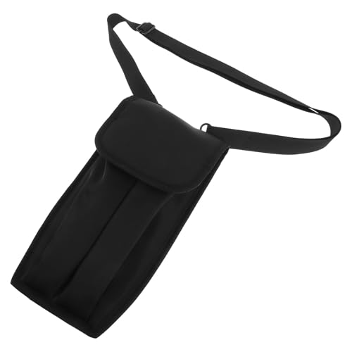 Wireless Microphone Storage Pouch Black for Two Handheld Mics