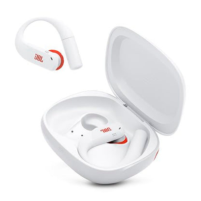 JBL Endurance Peak 4 - Cancelling Sport Earbuds - White | Adaptive Noise Cancelling with Smart Ambient, IP68 water and dust proof, Secure fit with TwistLock design - color: White
