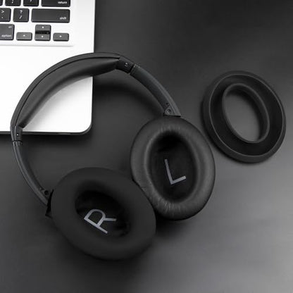 SOULWIT Replacement Kit for Bose QC45/QC35/QC SE - Black | (Ear Pads Cushions+Headband+Silicone Sweat Cover) for Quiet Comfort 35/QC35 ii/QC45/QC SE/QC Wireless Headphones - color: Black