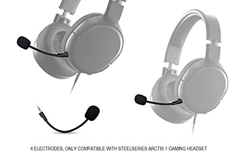 UNCLE LIGHT Arctis 1 Replacement Microphone for Steelseries Gaming Headsets, Compatible with Steelseries Arctis 1 Headphones 3.5mm Detachable Boom Microphone