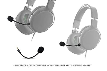 UNCLE LIGHT Arctis 1 Replacement Microphone for Steelseries Gaming Headsets, Compatible with Steelseries Arctis 1 Headphones 3.5mm Detachable Boom Microphone
