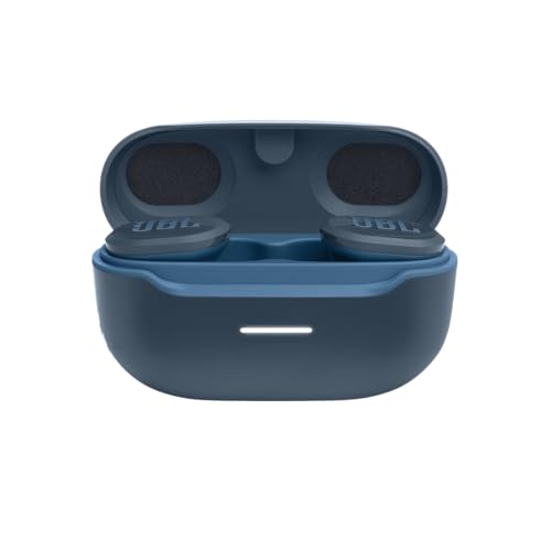 JBL Endurance Race TWS - Active Sport Earbuds - Blue | JBL Pure Bass Sound, Up to 30 hours of battery life, Enhancer and Twistlock design support your active lifestyle