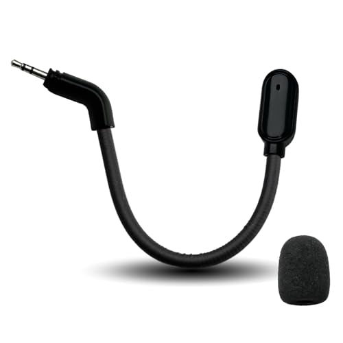 Replacement Microphone for Turtle Beach Recon 500 Gaming Headsets Noise Cancelling Crystal Clear Voice Boom Mic for Switch PS5 PS4 Mac PC Computer, 2.5 mm Jack