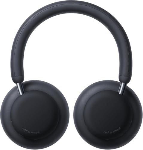 CMF BY Nothing Headphone Pro Active Noise Canceling Wireless Headphones Bluetooth 5.4 Over The Ear Headset, 50H ANC Playtime, Bass&Treble Slider, Custom EQ&Spatial Audio, Hi-Res LDAC, Dark Grey - color: Dark Grey