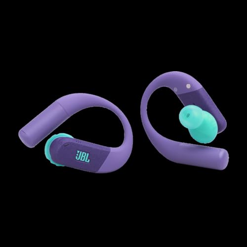 JBL Endurance Peak 4 True Wireless Noise Cancelling Sport Earbuds Bundle with gSport Case (Purple) - color: Purple