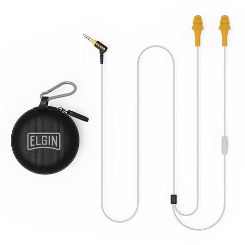 Elgin Ruckus+ Earplug Earbuds with Mic, Wired Earbuds - color: Gravel Gray, style: Ruckus+