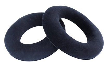 Replacement Earpads for Sennheiser HD598 HD560S Headphones - Black | Fit for Sennheiser HD598CS/HD598SE/598SR/595/HD599/515/518/HD555/HD558/HD569/579, Breathable Velour Ear Cushions, Comfort Fit