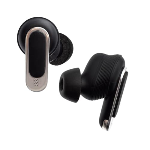Klowcok Replacement Ear Tips for JBL Vibe Buds/Tour Pro 2/3 Earbuds | Memory Foam Tips Compatible with JBL Live Pro 2 / Live Free 2 Earbuds, 3 Pairs, S/M/L, Black