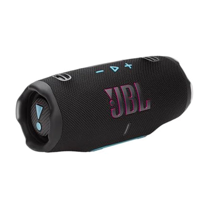 JBL Charge 6 - Portable Waterproof & Drop-Proof Bluetooth Speaker, Bold JBL Pro Sound & AI Sound Boost, 28Hrs Playtime, Built-in powerbank & Comes with a Sturdy/Removable Carrying Strap (Black/Teal) - color: Black/Teal