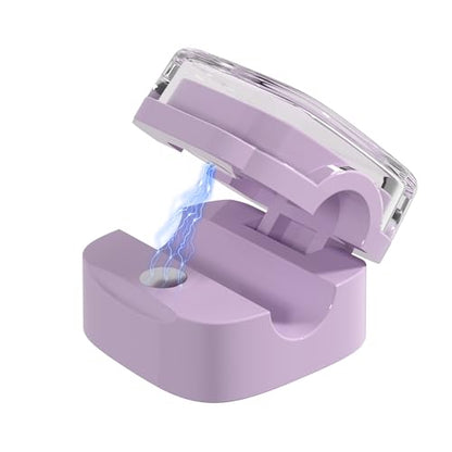 마그네틱 케이블 클립, 조절 가능한 코드 홀더 관리, 홈 오피스 책상 폰 PC 자동차 벽 데스크탑 나이트 스탠드 가전제품용 접착 와이어 키퍼 오거나이저 (8팩 크리스탈 멀티컬러) - color: 8팩 크리스탈 멀티컬러