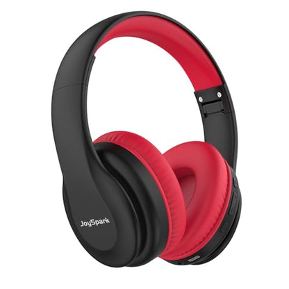 JoySpark Kids Bluetooth Headphones Over-Ear, 60Hrs, Built-in Mic-Black - color: Black