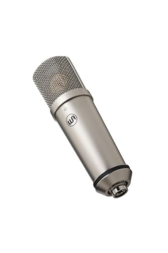 Warm Audio WA-87jr SE Large-Diaphragm Cardioid Condenser Microphone, Studio-Grade Sound for Vocals, Instruments, Podcasts, Nickel - color: Nickel