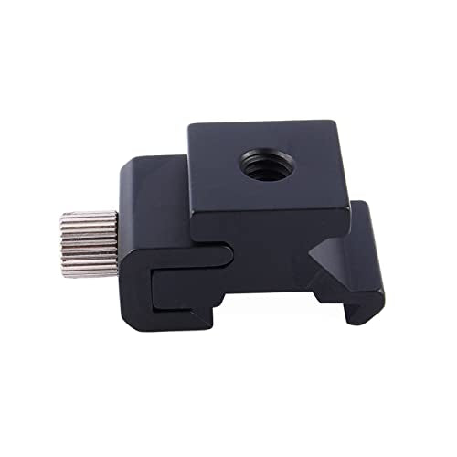 Flash Hot Shoe Mount, 1/4 Thread Screw Bracket Adapters Trigger DSLR Camera Accessories Metal Hot Shoe Flash Stand Mount Set for DSLR Camera Rig, Tripod, Microphone, LED Light