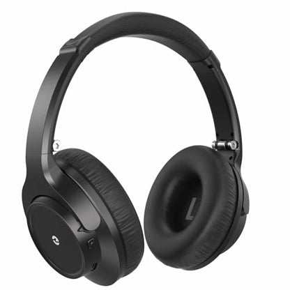 Rebocico Wireless Over Ear Headphones with Mic, 70 Hours Playtime, HiFi Stereo Sound, Foldable Lightweight Headset for Long Trips, Work, Study and Everyday Music