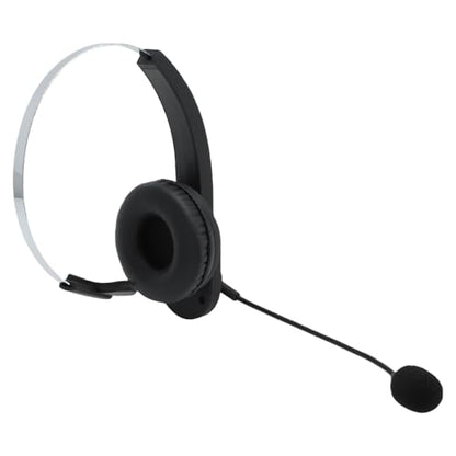AMONIDA Trucker Bluetooth Headset, Single Ear Wireless Headphone with Noise Cancelling Microphone, USB Dongle Mute Key Headset, 50Hrs Talk Time for Truck Drivers