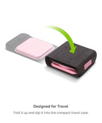 Mophie 3-in-1 Travel Charger with MagSafe - Portable Wireless Charging Hub, Compatible w/iPhone 17/16/15/14/13/12 Series, Apple Watch Series 11 to 1 & Ultra, AirPods Pro/3rd Gen, Cherry Blossom Pink - color: Cherry Blossom Pink, style: Gen 2