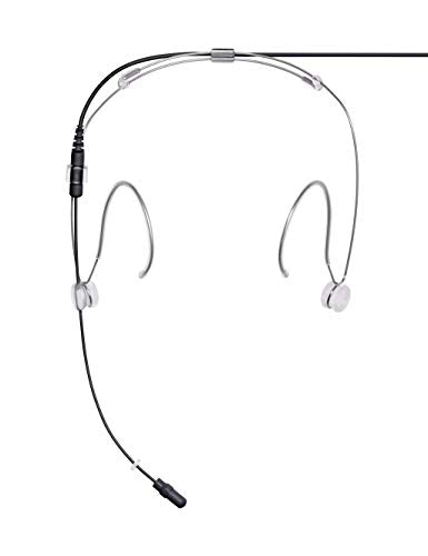 Shure DuraPlex Omnidirectional Headset Microphone, MTQG Connector, Black (DH5B/O-MTQG) - color: Black, style: mTQG/TA4F