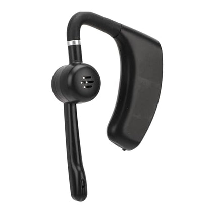VBESTLIFE Bluetooth Headset, Bluetooth Earpiece, Noise Reduction Single Ear Earphones for Cell Phone, Laptop, Driver Trucker (Black) - color: Black
