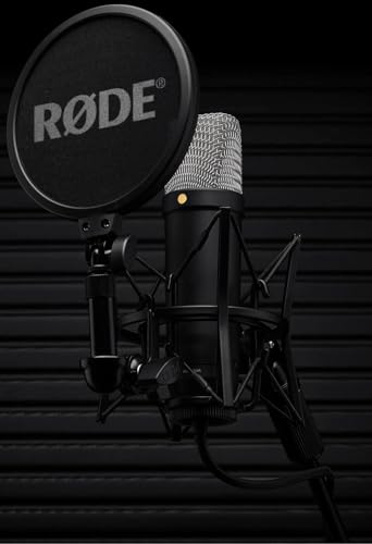RØDE NT1 5th Gen Studio Condenser Microphone, XLR + USB-C, Silver - color: Black