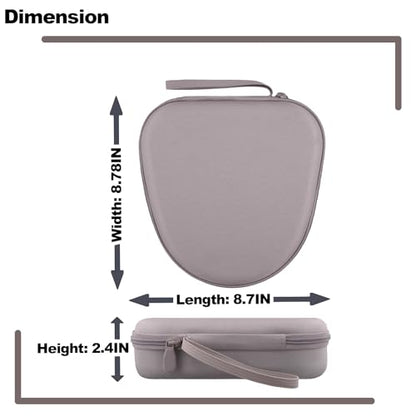 Hard Case for JBL Tune 720BT 520BT 770NC 670NC 510BT, Sand | Travel Case Compatible with JBL Live 770NC 780NC 680NC 670NC Headphones. Hard EVA Shell with Soft Velvet Lining. Case Only - color: Sand Case