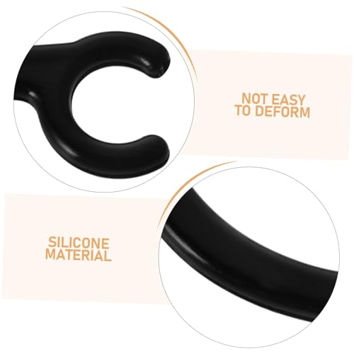 10pcs Silicone Earbud Tips with Anti-Slip Ear Hooks Comfortable Durable Earbud Accessories for Running and Gym Use Enhanced Sound Stability