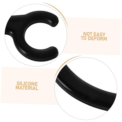 10pcs Silicone Earbud Tips with Anti-Slip Ear Hooks Comfortable Durable Earbud Accessories for Running and Gym Use Enhanced Sound Stability