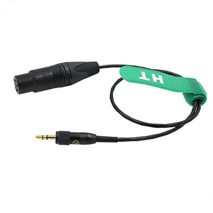 Microphone Audio Cable for Sony UWP D11 D21 Sennheiser SK500 G4 Transmitter XLR 3 Pin Female to Locking 3.5mm 1/8" TRS 20" - color: XLR3F to 1/8", size: 50cm