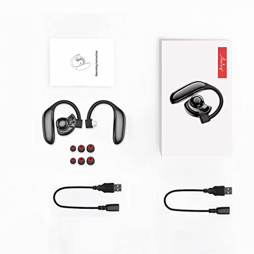 Bluetooth Headset,Wireless Bluetooth Earpiece 28 Hrs Talking Time Built-in Microphone for iOS/Android Cell Phones,Touch Control Version NOT Button Press Down