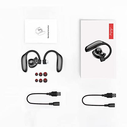 Bluetooth Headset,Wireless Bluetooth Earpiece 28 Hrs Talking Time Built-in Microphone for iOS/Android Cell Phones,Touch Control Version NOT Button Press Down