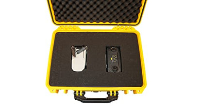 MEIJIA All Weather IP67 Waterproof Hard Camera Case,Hard Protective Case,Hard Case with Customizable Foam,Fit Use of Drones,Camera,Equipments,Pistols(Yellow,18.5 x14.06x6.93inches) - color: Yellow, size: 18.5 x14.06x6.93inches