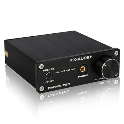 FX-Audio DAC-X3PRO USB DAC ESS9023 Headphone Amplifier CS8416 Support ASRC Transmission HiFi Portable Decoder Headphone Amp