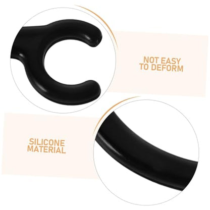 VICASKY 10pcs Silicone Ear Hooks for Earbuds -Drop and - Earbud Tips for Sports Comfortable Fit Replacement Covers Silicone for Enhanced Sound Stability