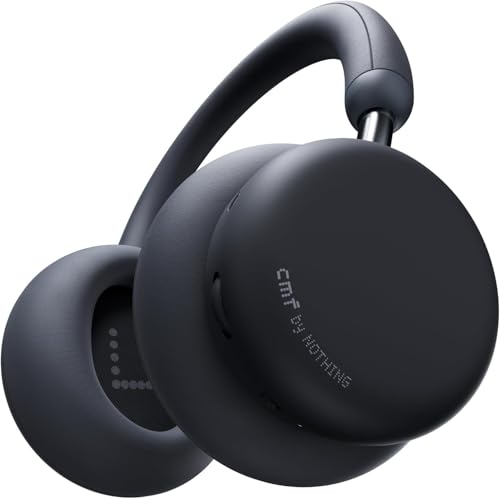 CMF BY Nothing Headphone Pro Active Noise Canceling Wireless Headphones Bluetooth 5.4 Over The Ear Headset, 50H ANC Playtime, Bass&Treble Slider, Custom EQ&Spatial Audio, Hi-Res LDAC, Dark Grey - color: Dark Grey