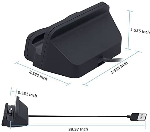 아이폰 15/16, 갤럭시, 구글 픽셀, LG, HTC 등을 위한 USB C 폰 도크 스테이션, 책상 나이트스탠드용 휴대폰 충전 스탠드 크래들, 스위치/스위치 라이트용 USB C 충전 도크 스탠드