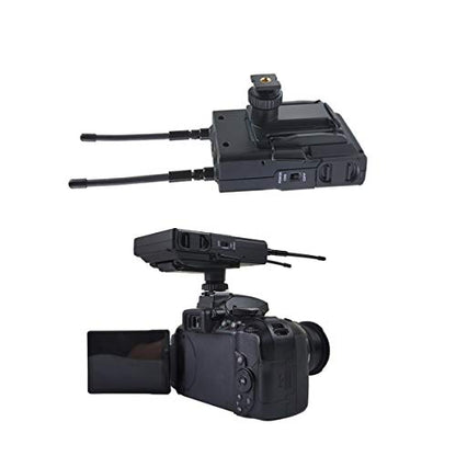 Hot Shoe Mount Adapter and Holder Belt Clip Compatible for S Ony, for Saramonic, for Boya Wireless Microphone fixe to DSLR Camera, Video Camera