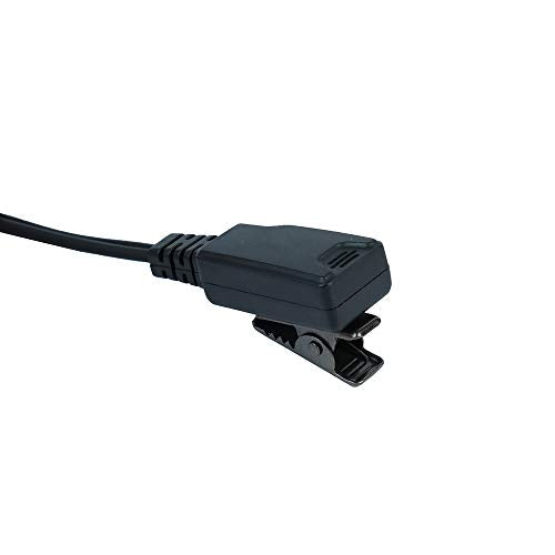 2-Pack D-Shape Earpiece Compatible with Motorola CP200D