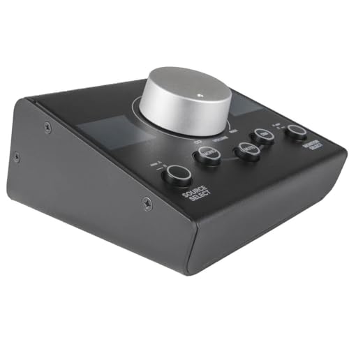 Mackie Big Knob Passive (Non-Powered) 2x2 Studio Monitor Controller – Signal Attenuator for Pro Audio | Passive audio path with 2x2 monitor switching for volume control, source selection and monitor mixing - size: Passive 2x2