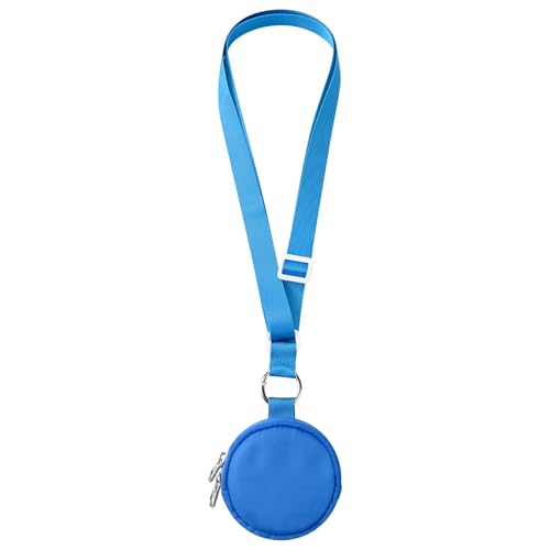 CaSZLUTION Carrying Case Compatible with GO Plus + 2023 | Portable Protective Case with Key Ring & Neck Strap, Nylon Storage Pouch, for GO Plus Plus, Case Only, Blue - color: Blue