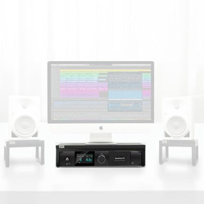 Desktop Rack Stand 2U, Rack for Audio Equipment and Stand for Speaker or Display - color: Black